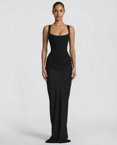 Icone™ LongGown: Sexy Elegante Klassieke Uurglas Pasvorm Lange Gown Jurk