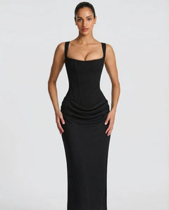 Icone™ LongGown: Sexy Elegante Klassieke Uurglas Pasvorm Lange Gown Jurk