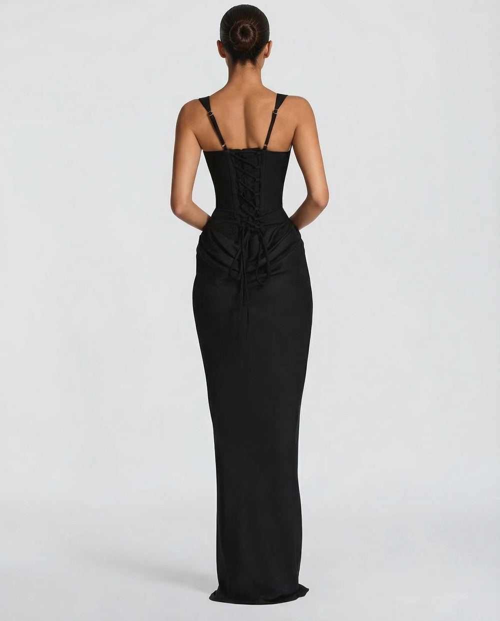 Icone™ LongGown: Sexy Elegante Klassieke Uurglas Pasvorm Lange Gown Jurk