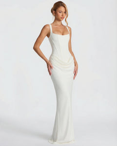 Icone™ LongGown: Sexy Elegante Klassieke Uurglas Pasvorm Lange Gown Jurk