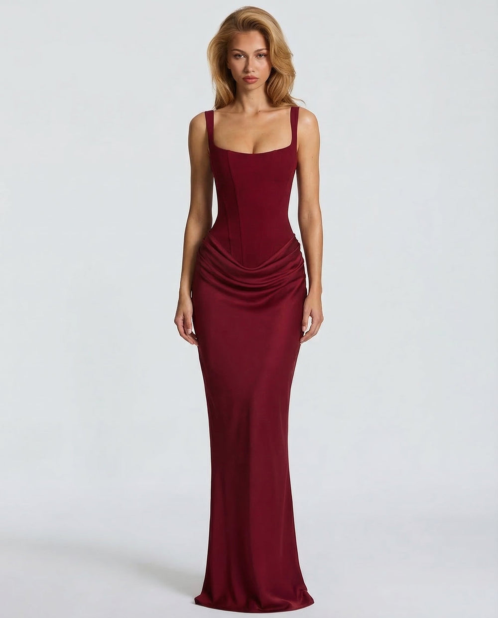 Icone™ LongGown: Sexy Elegante Klassieke Uurglas Pasvorm Lange Gown Jurk