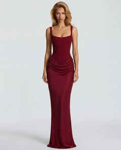 Icone™ LongGown: Sexy Elegante Klassieke Uurglas Pasvorm Lange Gown Jurk