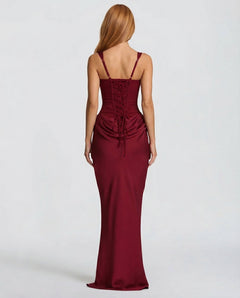 Icone™ LongGown: Sexy Elegante Klassieke Uurglas Pasvorm Lange Gown Jurk