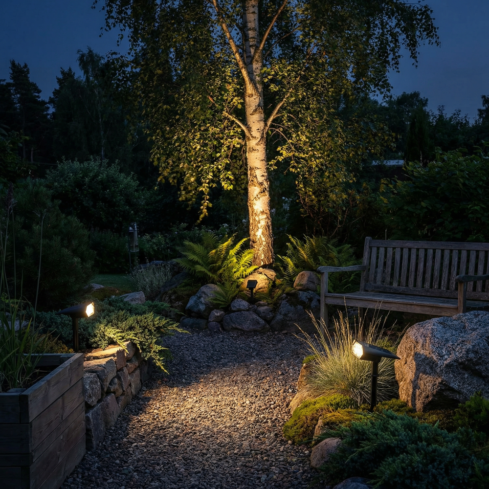 Ledsen™ OutdoorLight: Zonne-energie Tuin Buiten Spotlight