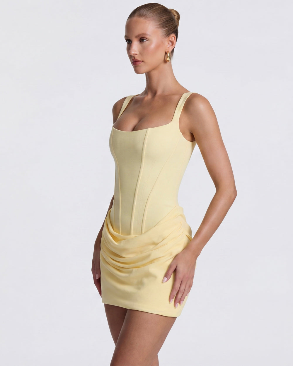 Icone™ MidiDress: Strakke Elegante Klassieke Uurglas Sexy Pasvorm Midi Jurk