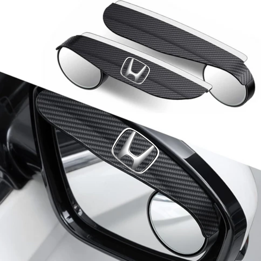 MirrorVisors 1+1 GRATIS: Auto Zijspiegel Regen Wenkbrauw Blinde Hoek Spiegel Visors
