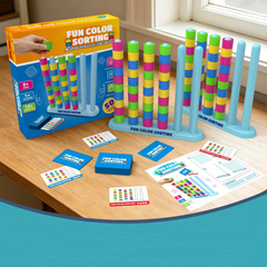 Kletshuts™ ColorStack: Kleur Stapel Speluitdaging Kinderspeelgoed