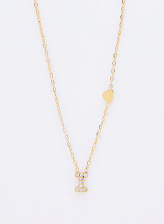 Jewelance™ InitialNecklace: Minimalistische Mode Initiaal Letter Hanger Ketting