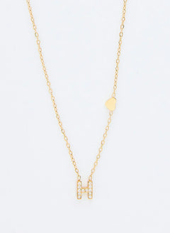 Jewelance™ InitialNecklace: Minimalistische Mode Initiaal Letter Hanger Ketting