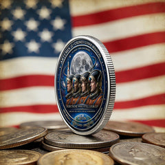 TributeCoin 1+2 GRATIS - Artemis II Lunar Missie Eerbetoon Munt