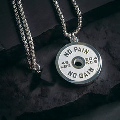 Jewelance™ DumbbellNecklace 1+1 GRATIS: Fitness Gym Dumbbell Geïnspireerde Hanger Ketting