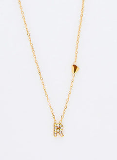 Jewelance™ InitialNecklace: Minimalistische Mode Initiaal Letter Hanger Ketting