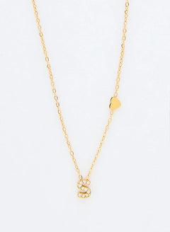 Jewelance™ InitialNecklace: Minimalistische Mode Initiaal Letter Hanger Ketting