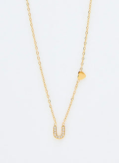 Jewelance™ InitialNecklace: Minimalistische Mode Initiaal Letter Hanger Ketting