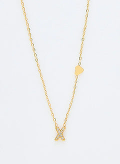 Jewelance™ InitialNecklace: Minimalistische Mode Initiaal Letter Hanger Ketting