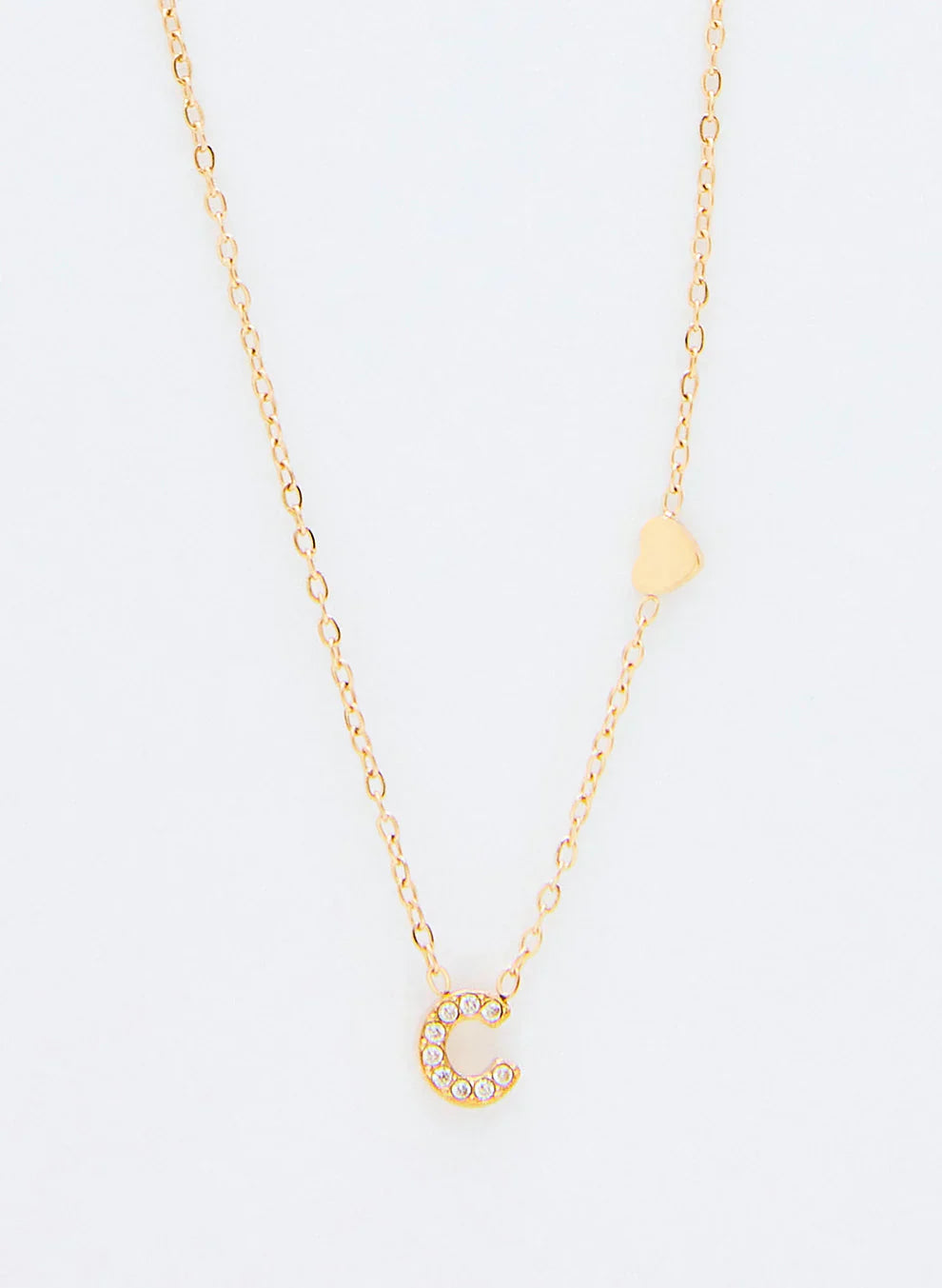 Jewelance™ InitialNecklace: Minimalistische Mode Initiaal Letter Hanger Ketting