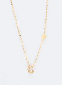Jewelance™ InitialNecklace: Minimalistische Mode Initiaal Letter Hanger Ketting