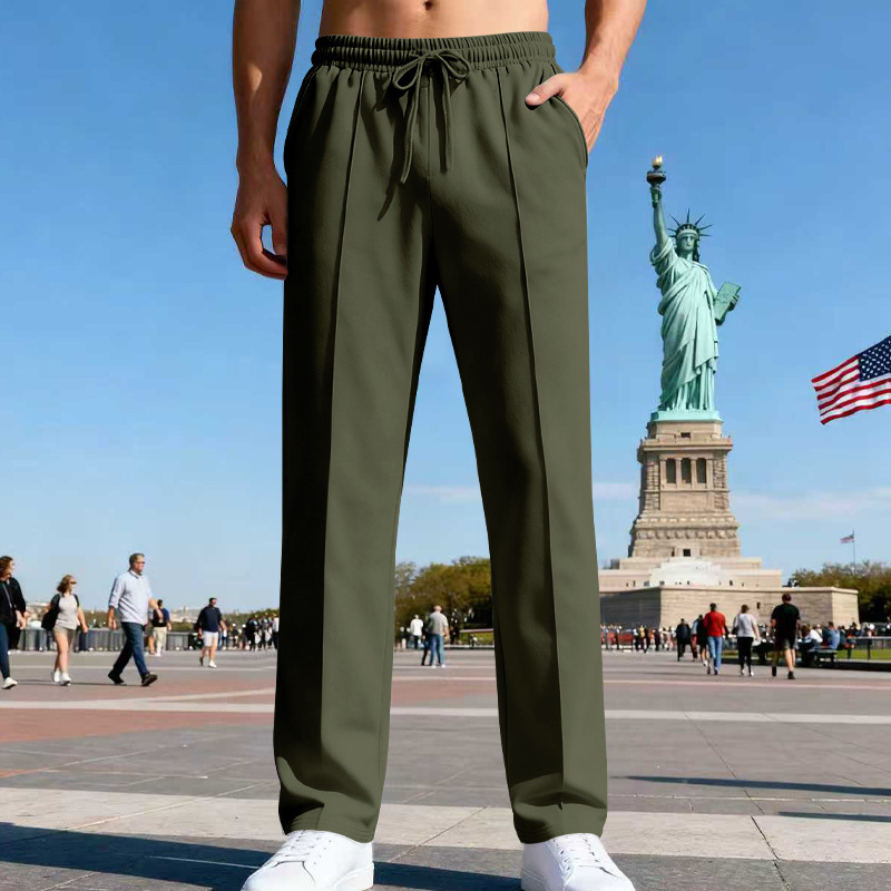 Icone™ ComfortPants: Heren Relaxed Fit Tailleband Casual Reis En Loungebroeken