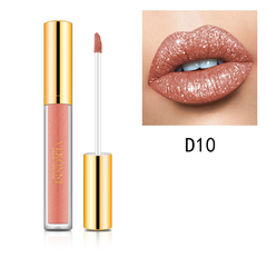 GlitterLipstick 1+1 GRATIS: Langdurige Lichtgewicht Glanzende Shimmer Vloeibare Glitter Lippenstift