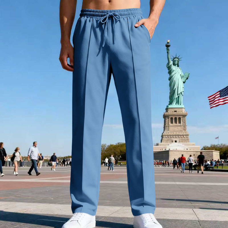 Icone™ ComfortPants: Heren Relaxed Fit Tailleband Casual Reis En Loungebroeken
