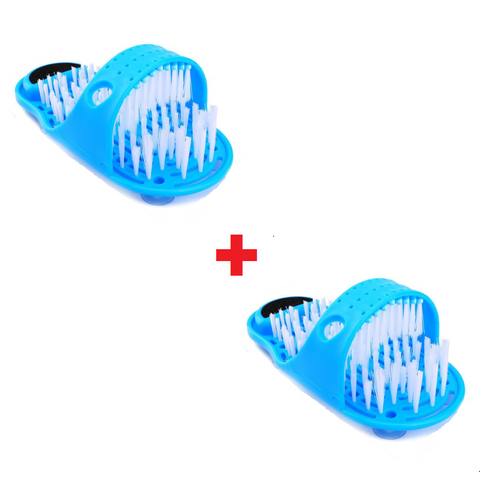 FootBrush™ 1+1 GRATIS: Exfoliërende Badslippers Voetzuigborstel