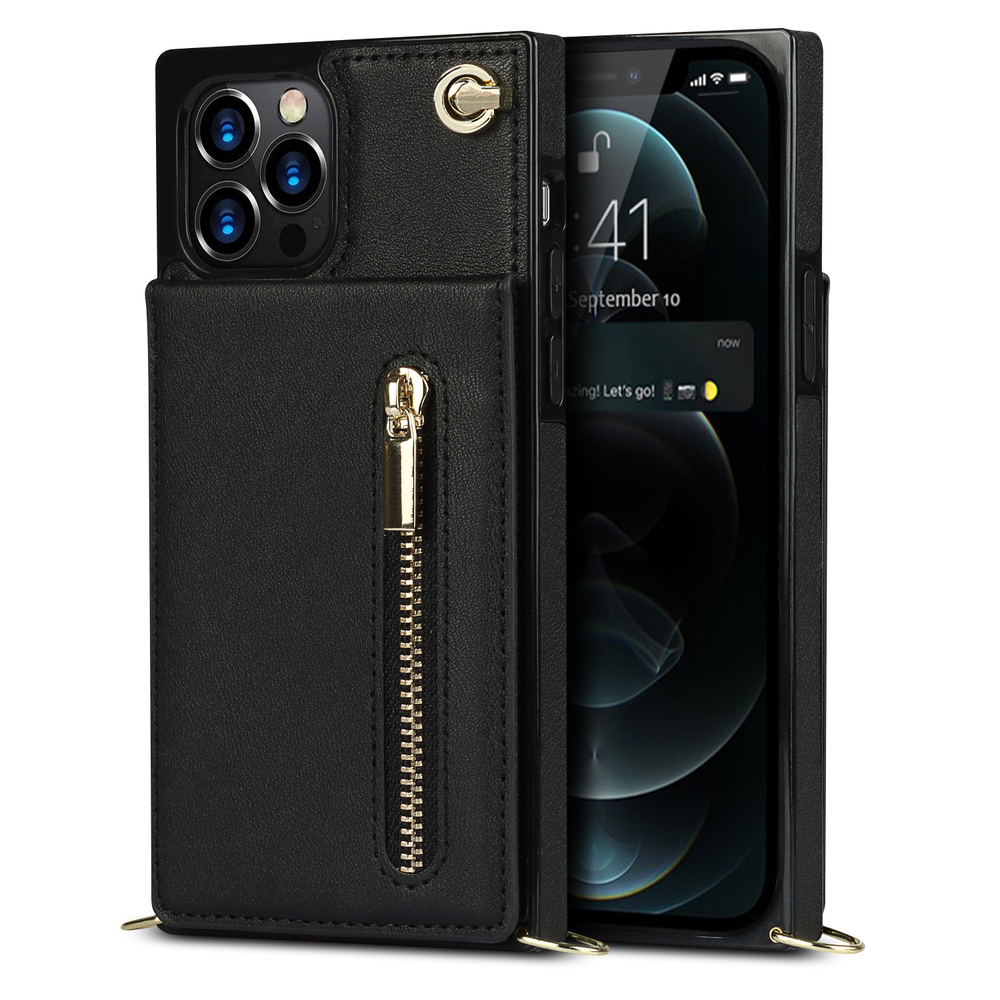 Icone™ PhoneWallet: Crossbody Telefoon Case Portemonnee En Kaarthouder