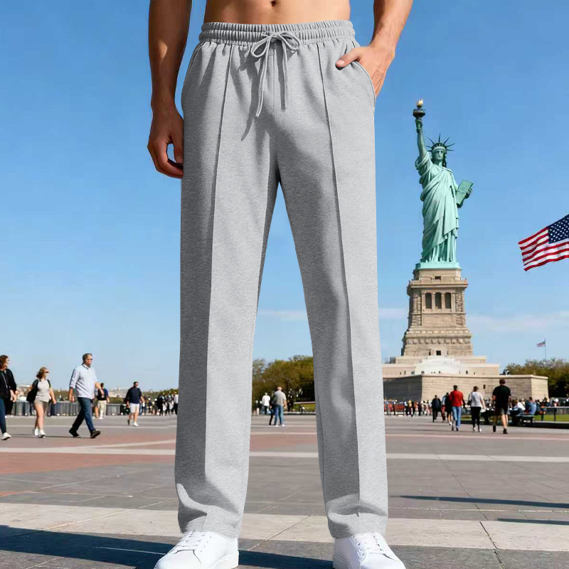 Icone™ ComfortPants: Heren Relaxed Fit Tailleband Casual Reis En Loungebroeken