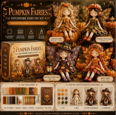 Kletshuts™ PatchworkFairy: Unieke Charmante DIY Magische Patchwork Fee