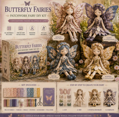 Kletshuts™ PatchworkFairy: Unieke Charmante DIY Magische Patchwork Fee