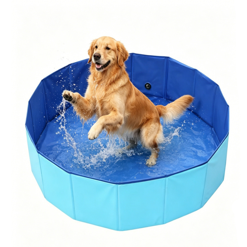 DogFri™ PawPool: Hond Bad En Plons Plezier Opvouwbaar Huisdier Zwemmen Zwembad