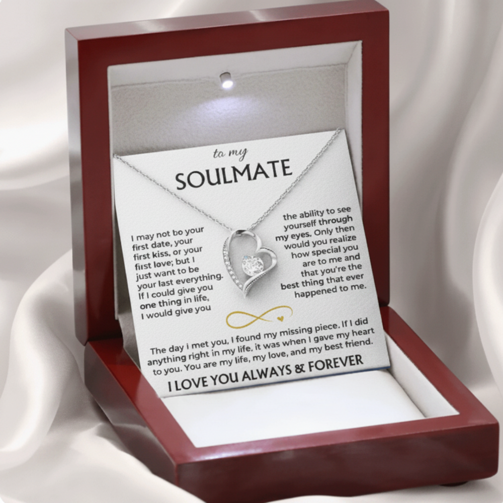 Jewelance™ ElegantNecklace: Elegante Hart Hanger Ketting Met Hartelijke Kaart Boodschap
