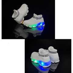 Kletshuts™ GlowShoes: Licht Omhoog Kinderen Sneakers Kleurrijk Knipperend Slip On Schoenen