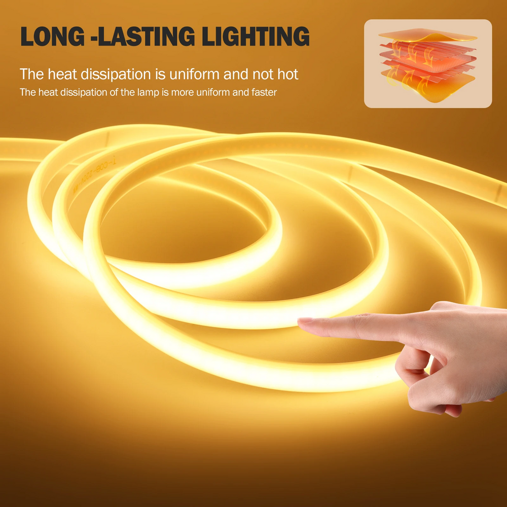 Ledsen™ NeonStrip: Zacht Gloed Flexibel Ontwerp Warm LED Neon Licht Strip