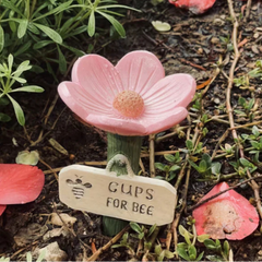 FlowerBowl 1+1 GRATIS - Tuindecoratie Bijen Drinkwater Bloembak