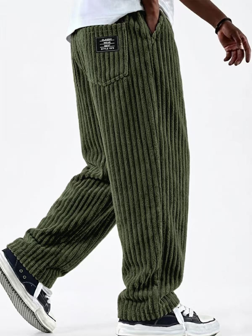 Icone™ CorduroyEssential: Moderne Tijdloze Garderobe Corduroy Essentiële Broek