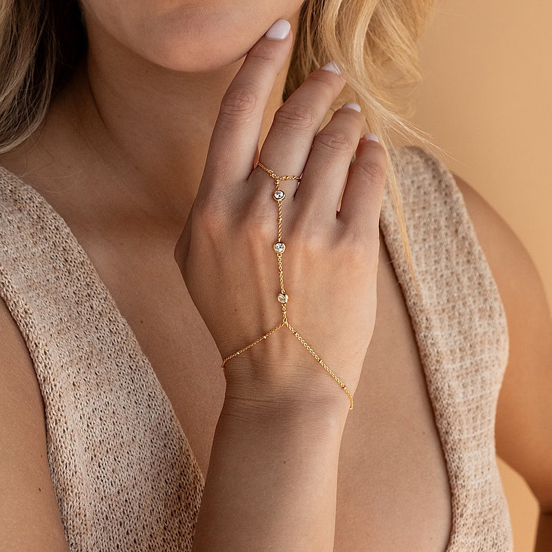 Jewelance™ HandChain 1+1 GRATIS: Elegante Sierlijk Minimalistische Handketting