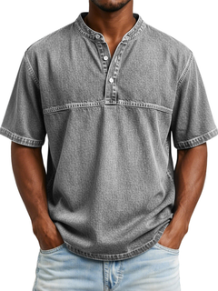 Icone™ SummerShirt: Ademend Vintage Stijl Heren Toevallig Zomer Overhemd
