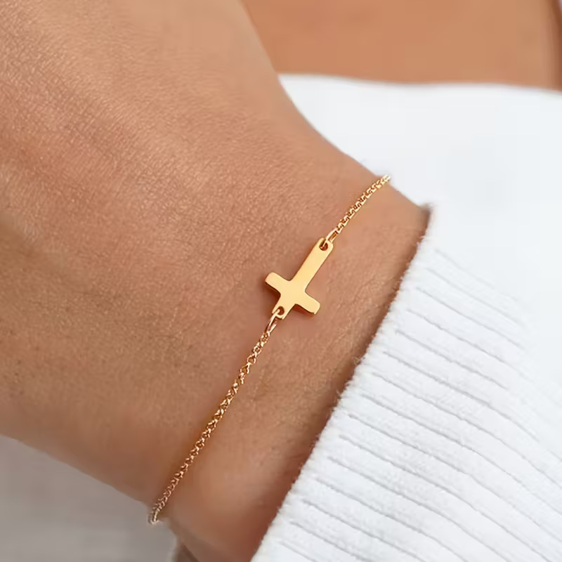 Jewelance™ CrossBracelet 1+1 GRATIS: Unisex Klassieke Minimalistische Kruisarmband