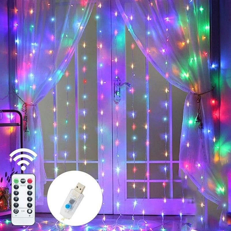 Ledsen™ CurtainLights: Eenvoudige Installatie Gezellige Thuis LED Snoer Gordijn Lichten