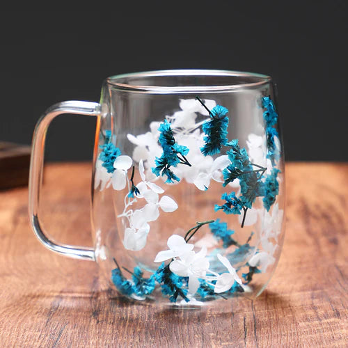 CrystalMug - Dubbel Gelaagd Creatief Glas Mokken