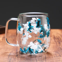 CrystalMug - Dubbel Gelaagd Creatief Glas Mokken
