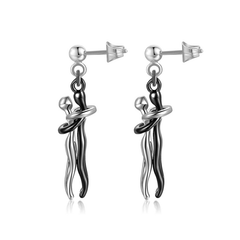 Jewelance™ LoversEarrings 1+1 GRATIS: Elegant Liefdesverwanten Omhelzing Ontwerp Mode Oorbellen