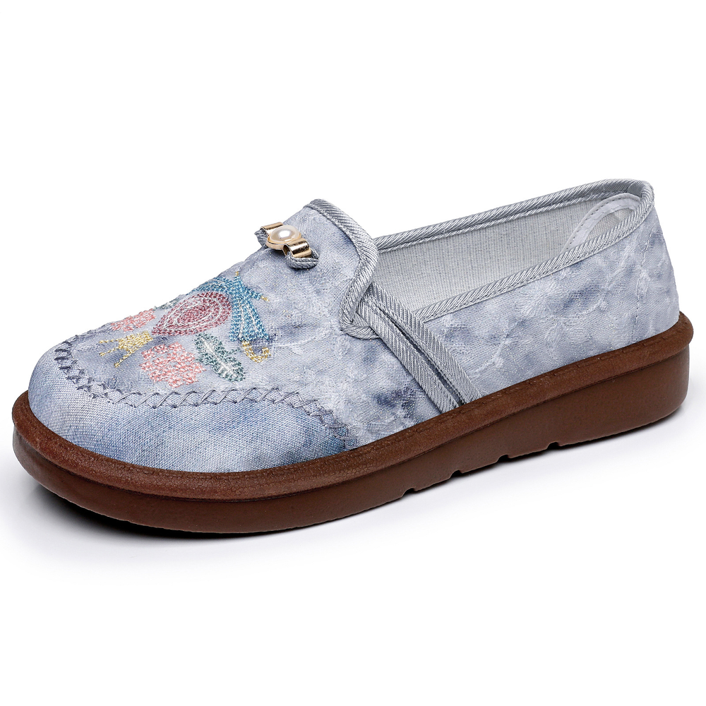 Happy™ EmbroideredLoafers: Comfortabele Elegante Geborduurde Patroon Loafers