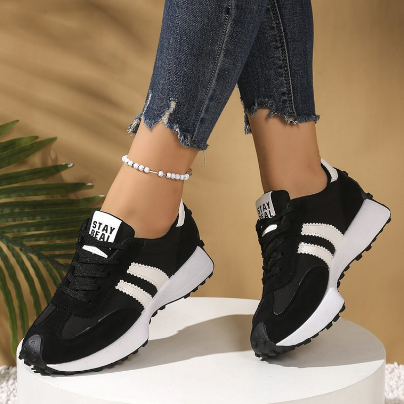 Happy™ PlatformSneakers: Stijlvolle Toevallig Lichtgewicht Platform Sneakers