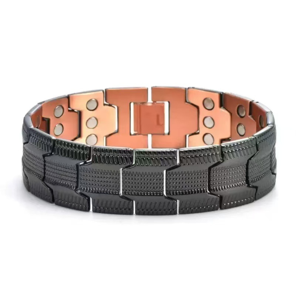 Jewelance™ MagneticBracelet 1+1 GRATIS: Premium Drie-Rij Ontwerp Magnetische Armband