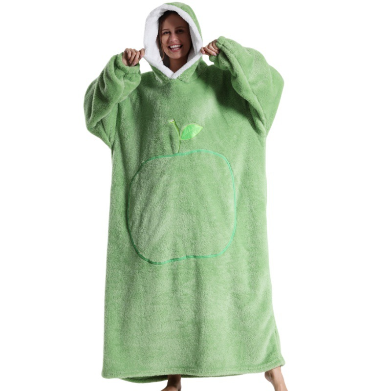 Icone™ BlanketHoodie: Pluche Overgroot Voor Alle-Dag Warmte Deken Hoodie