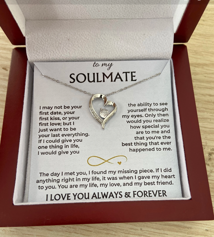 Jewelance™ ElegantNecklace: Elegante Hart Hanger Ketting Met Hartelijke Kaart Boodschap