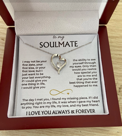 Jewelance™ ElegantNecklace: Elegante Hart Hanger Ketting Met Hartelijke Kaart Boodschap