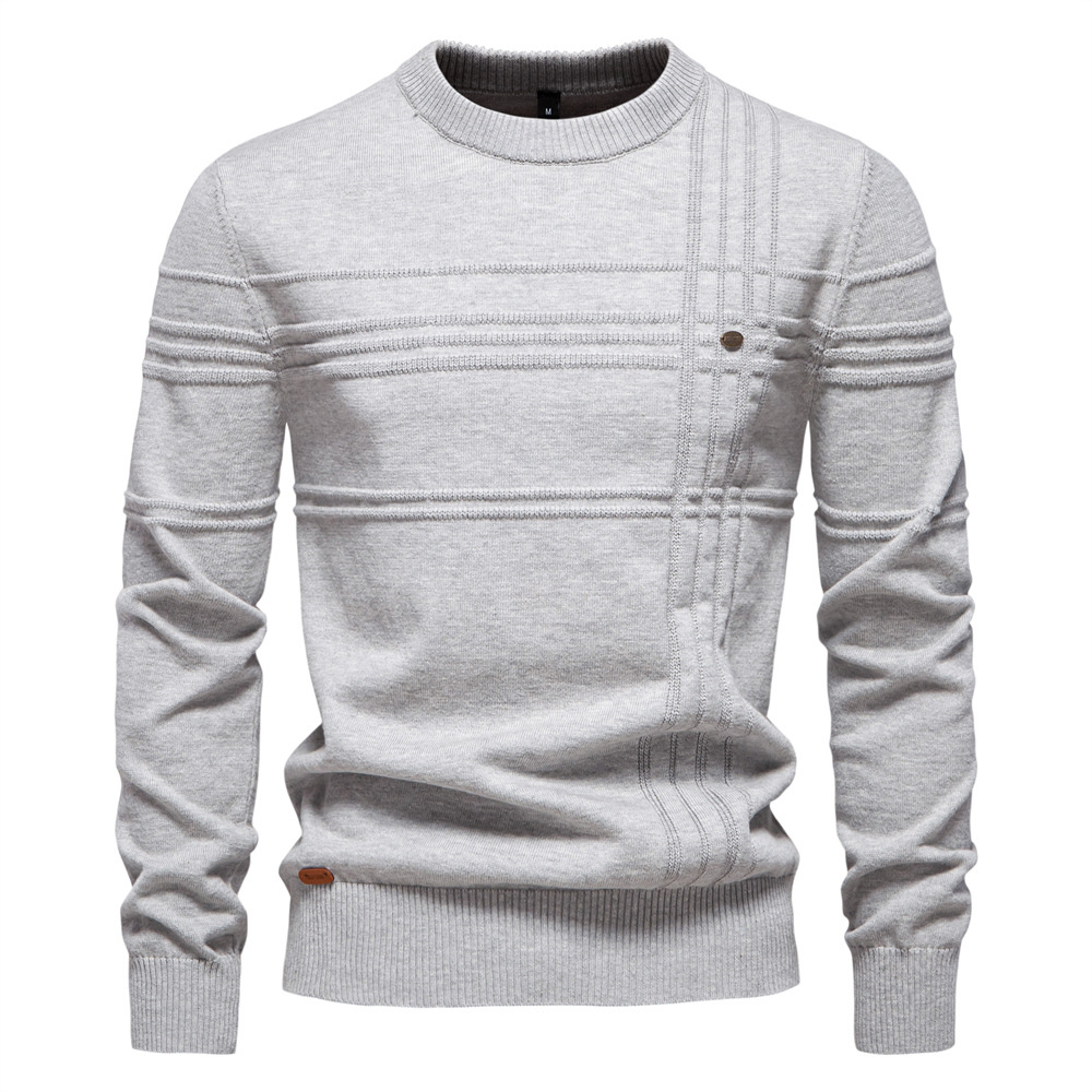 Icone™ StylishSweater: Heren Rondhals Knus Stijlvol Trui