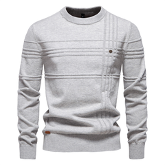 Icone™ StylishSweater: Heren Rondhals Knus Stijlvol Trui